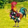 thumbnail image 4 of Estacas metálicas navideñas para gallineros, letreros para gallineros, estacas de jardín realistas, 4 of 7