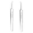 thumbnail image 1 of 2 uds acero inoxidable espinillas acné imperfecciones Extractor de espinillas agujas curvadas Clip para acné pinzas herramienta de cuidado facial C, 1 of 5