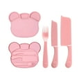 thumbnail image 2 of Plastic Baby Food Preparation Cutting Board and Knife Set, Safe and Practical Kitchen Tool for Meal Prep, Perfect for Home Cooking and Outdoor Picnics, 2 of 6