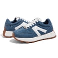 thumbnail image 5 of LUCKY STEP Womens Platform Shoes Chunky Fashion Lace-up Sneakers Casual Shoes,Denim Blue, 5 of 6