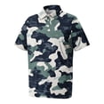 thumbnail image 5 of Trgacdwlo XL-8XL Camo Mens Polo Shirt Big and Tall Short Sleeve Fishing Shirts for Men Breathable Golf Polo Shirt for Men, 5 of 7