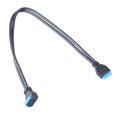 thumbnail image 6 of Computer Motherboards USB3.0 Chassis Internal 19/20Pin Header Extension Cable 30CM 50CM, 6 of 9