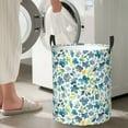 thumbnail image 5 of Lsque Floral In Blue Pattern Laundry Hamper Basket, Tall Woven Rope Hamper Basket for Clothes, Lightweight Storage Basket, Collapsible Waterproof-, 5 of 6