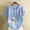Light Blue, variant on Sentmoon Ladies Tops and Blouses Summer Crew Neck Loose Linen Vacation Shirts with Button Print Short Sleeve Concert Outfits for Women Comfy for Business Travel XXXXL