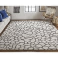 thumbnail image 2 of Feizy Belden Transitional Abstract, Ivory/Gray, 7' 9" x 9' 9" Area Rug, Stain Pet & Kid Friendly Handmade, Area Rug for Living Room and Bedroom, 2 of 8