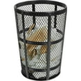 thumbnail image 4 of Global Industrial Outdoor Steel Mesh Corrosion Resistant Trash Can 48 Gallon Bla, 4 of 5