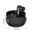 thumbnail image 3 of Earphone wireless, Hwkond Wireless Earbuds Bluetooth 5.5 In Ear Light-Weight Headphones Built-in Microphone IPX4 Immersive Premium Sound Headset With Charging Case, Black, Up To 60% Off, 3 of 8