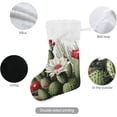 thumbnail image 3 of Coolnut Cactus Flower Christmas Stockings 1PCS,Big Xmas Stockings Gift Decorations and Party Supplies,Used for Fireplace Decoration Socks Christmas Tree Decoration704 Decor Gifts, 3 of 7