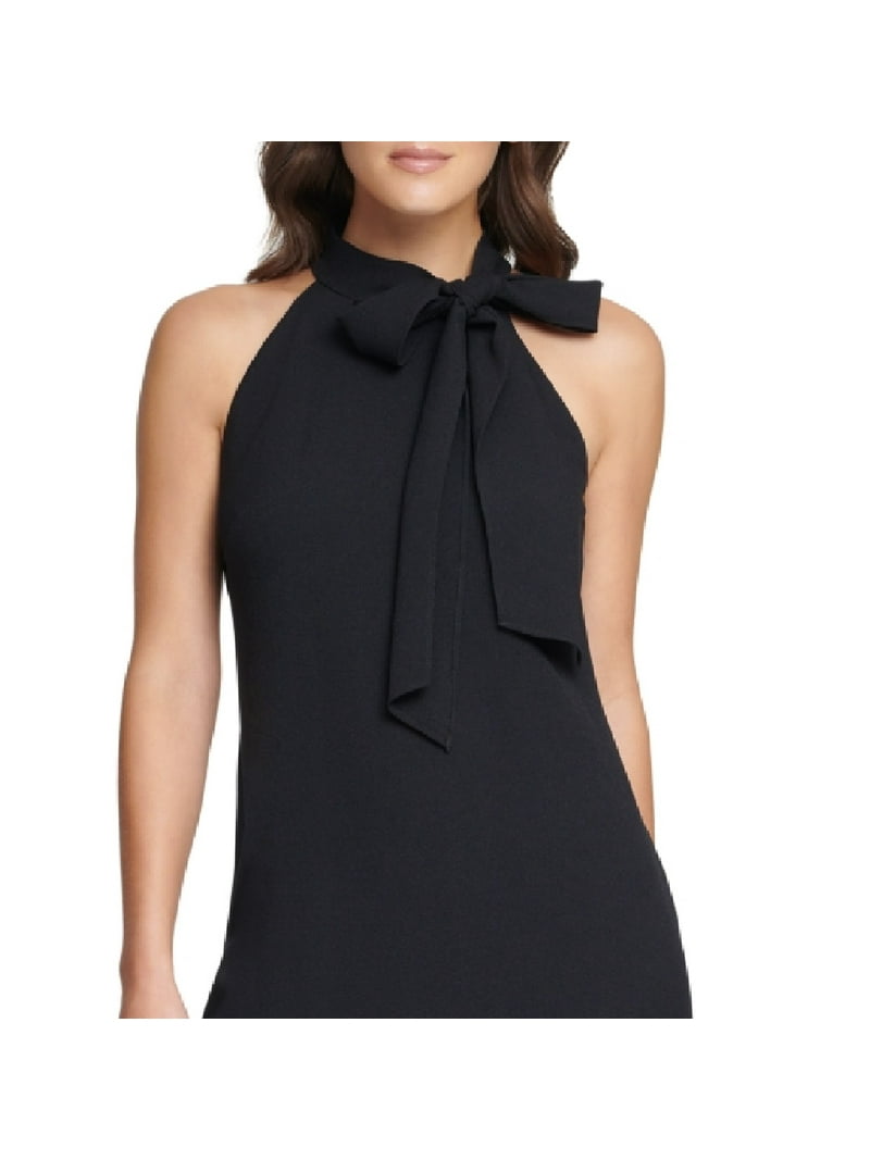 Vince Camuto Women's Bow Neck Halter Dress Black Size 16 - Walmart.com