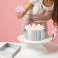 thumbnail image 3 of Moule à Gâteau Réglable - Moule à Mousse en Acier Inoxydable, Moule à Gâteau pour Pâtisserie, Design Facile à Nettoyer pour Boulangers et Professionnels à Domicile, 3 of 7