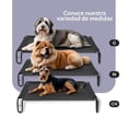 thumbnail image 2 of Cama Elevada ESQUIMAL Negro con Malla Transpirable para Perro Mediano Interior y Exterior, 2 of 7