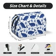 thumbnail image 5 of Sikiie Whale Print Flip Double-layer Pencil Case, All-purpose Stationery Bag for Study and Office, Zipper Design, Unisex, 5 of 7
