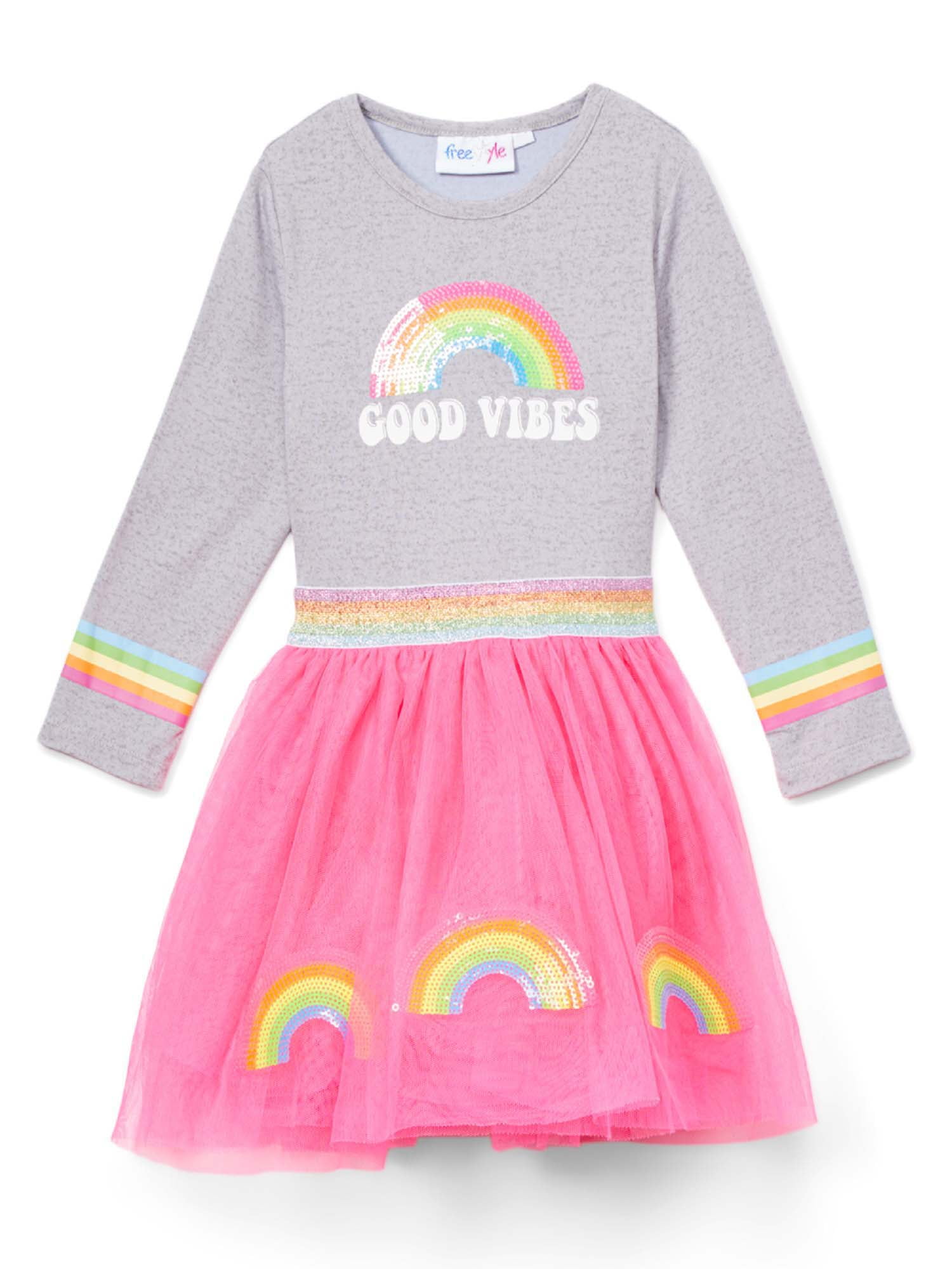rainbow dress 4t