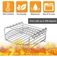 thumbnail image 5 of Air Fryer Rack, Set of 2 Multi-purpose Accessories Metal Double Layer Wire Rack with Skewer for Ninja Power XL Cosori Instant Pot Gourmia Chefman, 5 of 7