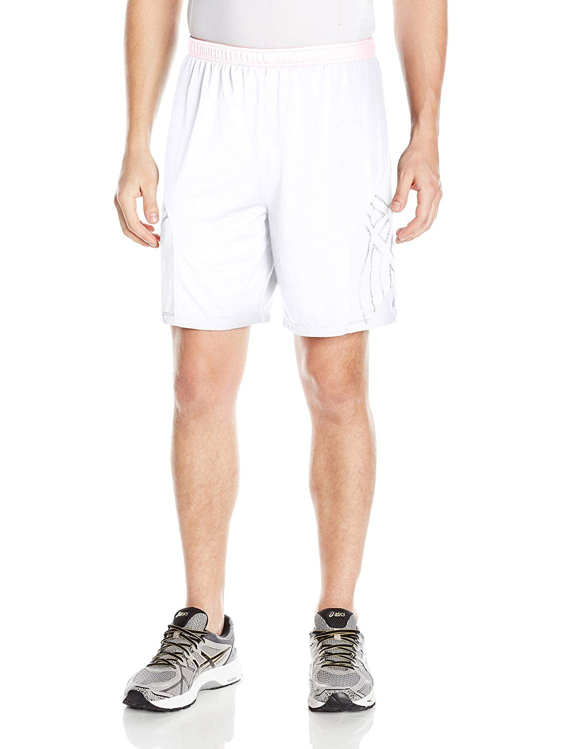 ASICS Men's Team Performance Volleyball Shorts, White, Medium Walmart