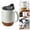 White, variant on Homesteed Large Ceramic Coffee Mug With Cork Bottom Spill Proof Lid For Coffee Latte Tea Home And Office Use