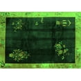 thumbnail image 1 of Ahgly Company Indoor Rectangle Oriental Green Asian Inspired Area Rugs, 3' x 5', 1 of 1