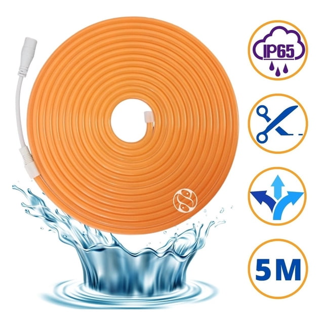 Tira LED Neón Flexible Unicolor 5 Metros Impermeable DOSYU