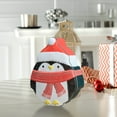 thumbnail image 5 of Christmas Snack Storage Box, Holiday Gift Decoration, Iron Santa Claus Snowman Penguin Chocolate Storage Can, Christmas Tree Shaped Multicolor Metal Container for Festive Treats, 5 of 7