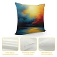 thumbnail image 4 of JEUXUS Colorful Sky Modern Abstract Short Plush Pillow Case (Universal 1) White, 4 of 5
