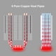 thumbnail image 2 of Ventiladores De Cpu SNOWMAN MT6 12cm CPU Cooler Fan 6 Heat Pipes Disipador térmico de 4 pines (Doble ventilador), 2 of 7