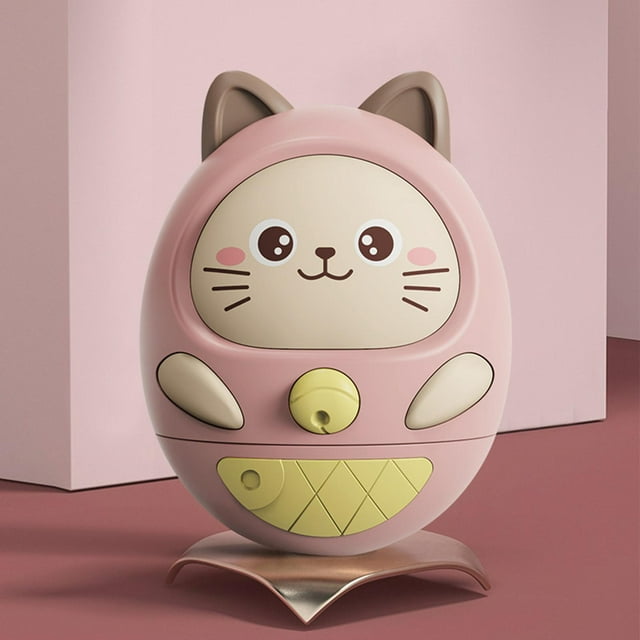 bebé vaso juguetes con música tiempo interactivo tono de dibujos animados juguete regalos rompecabezas muñeca Rosa Baoblaze Juguetes de vaso para niños