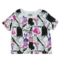 thumbnail image 3 of Disney Villains T-Shirt Women's Just One Bite Cropped Slim Fit Junior's Tee, 3 of 5