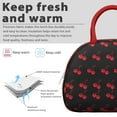 thumbnail image 3 of Reusable Cherry Lnsulated Lunch Bag for Women & Men - Leakproof Water-Resistant Cooler Tote, Large Capacity for Work,Travel,Picnic,Beach & Office., 3 of 6