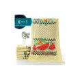 thumbnail image 5 of Juego de 12 toallas de cocina con estampado de flecos, color blanco y amarillo, 5 of 5