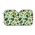 thumbnail image 7 of Haiem Green Avocado Car Windshield Sun Shade - Blocks UV Rays Sun Visor Protector, Sunshade to Keep Your Vehicle Cool, Universal Fit SUV Van Sedan-Small, 7 of 7