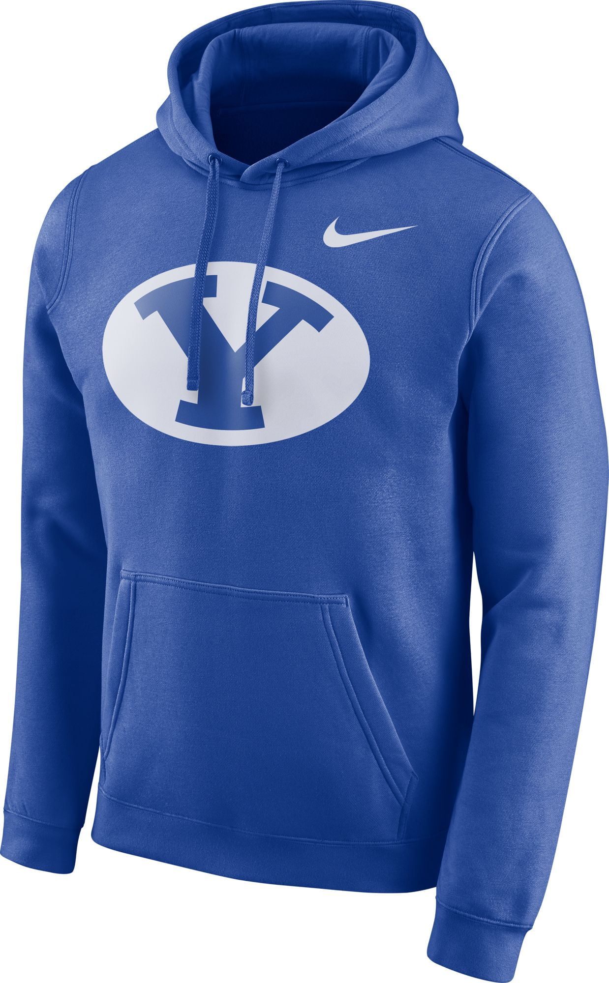 Nike - Nike Men's BYU Cougars Blue Club Fleece Pullover Hoodie ...