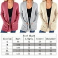 thumbnail image 2 of Cardigan Sweaters for Women Casual Lightweight Knit Cardigan Sweaters Open Front Cardigan Coat Khaki S-2XL, 2 of 4