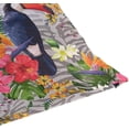 thumbnail image 6 of GZHJMY Throw Pillow Covers Toucan Hibiscus Tropical Vivid Pillowcase Sofa Decor Housewarming Gift 16" × 16", 6 of 6