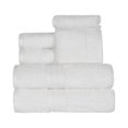 thumbnail image 3 of BNM Cotton Heavyweight 6 Piece Bathroom Towel Set, White, 3 of 9