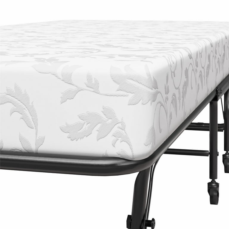 DHP Folding Rollaway Guest Bed with 5 Inch Mattress Twin