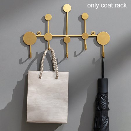 Hooks Easy Install Coat Rack Iron Art, Install Coat Rack