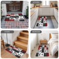 thumbnail image 6 of Red Grey Plaid Door Mat&nbsp;Indoor Outdoor Entrance, Non Slip Rug for Kitchen Bathroom Entryway Rug, Farmhouse Animals Tree Rustic Washable Doormat Floor Mat for Office Home Decor 24x36 Inch, 6 of 8