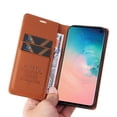 thumbnail image 3 of Funda para Samsung Galaxy S10 Estuche de Cuero PU Tipo Cartera con Ranuras para Tarjetas y Cierre Magnético, 3 of 5