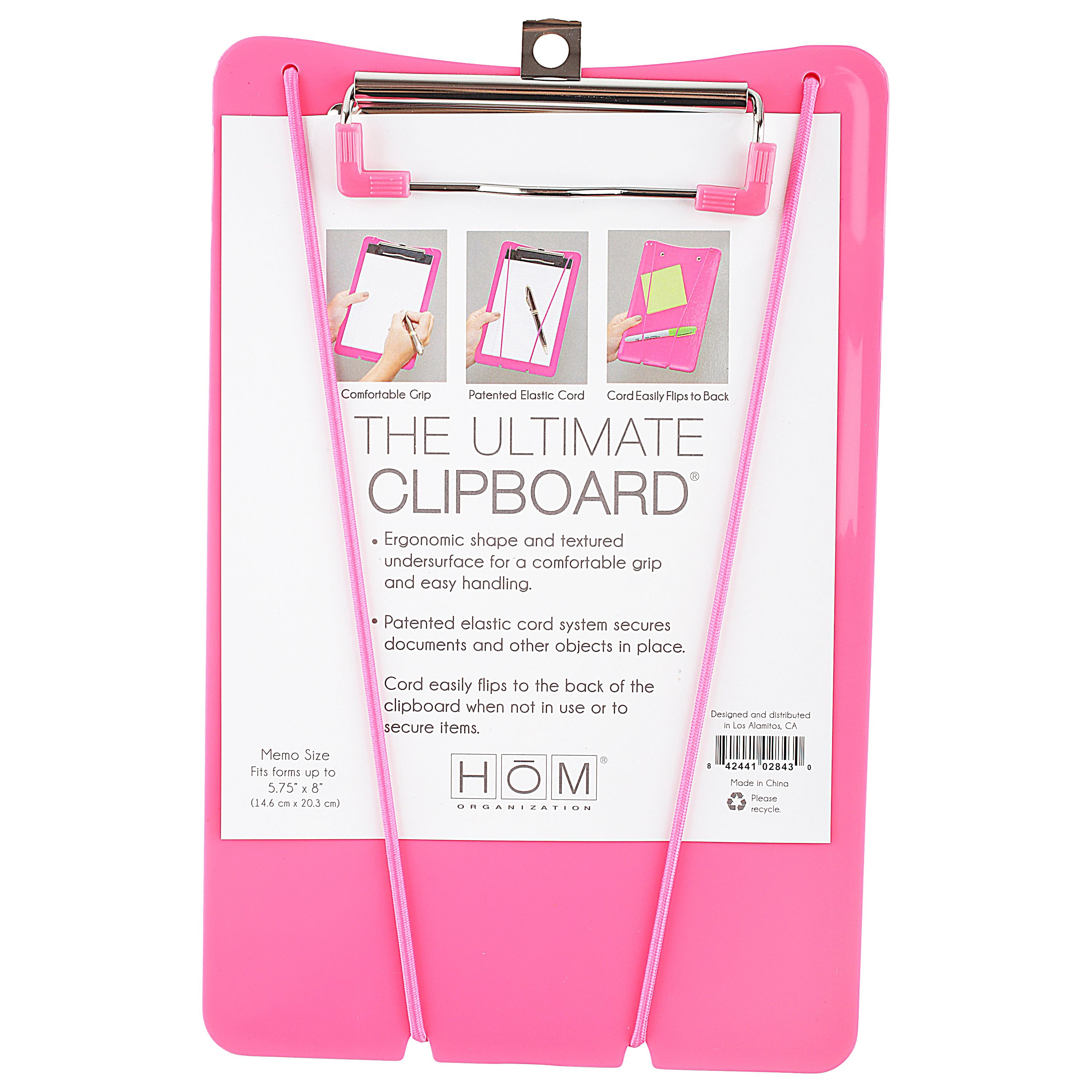  Clipboard Wood with Sturdy Stainless Steel Spring Clip, High  Capacity Legal Size Hardboard Clip Board for Classroom Office Nursing  Writing Board w/Low Profile Clip, School Supplies 2 PK - by