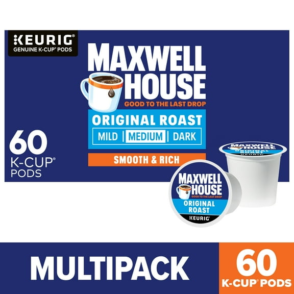 Maxwell House Original Roast Medium Roast K-Cup® Coffee Pods, 60 ct Box
