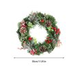 thumbnail image 2 of Toystoory Guirnalda de Navidad Piña artificial Bayas rojas Colgando Puerta delantera Ventana Decoraciones Merry Garland Decoración para el hogar para Kits de decoración para fiestas 30 CENTIMETROS Toystoory HA069501-01, 2 of 6