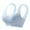 Blue, variant on Bras for Women No Underwire Support Seamless Smoothing Comfy Wide Strap Lace Everyday Bralettes