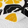 thumbnail image 5 of Homewish Bohemian Daisy Flowers Quilt King,Classic Aesthetic King Coverlet Set,Orange Black,3-Piece, 5 of 7