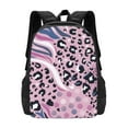 thumbnail image 1 of XMXT Travel Laptop Backpack for School Work, Pink Animal Texture Large Capacity Bookbag Travel Bag Backpacks for Women Men, 1 of 9