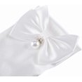 thumbnail image 6 of PIKADINGNIS Women Bridal Wedding Gloves Satin Short Opera Gloves Pearl Wrist Banquet Dress Gloves Fancy Party Floral Gloves, 6 of 6