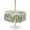 Beige, variant on Outdoor Tablecloth with Umbrella Hole for Patio/Picnic/Party/Camping, Tropical Plant Waterproof Table Cloth Round Cover Washable, Summer Watercolor Green Palm Leaves (Dia 60")