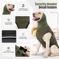 thumbnail image 5 of Amztom Calming Dog Anxiety Vest with Ear Cover, Breathable & Skin-Friendly Coat for Thunder, Fireworks, Travel & Separation Relief,Green,L, 5 of 7