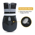 thumbnail image 3 of ZDM Breathable Mesh Dog Boots Nonslip Soft Rubber Sole Dog Shoes for Medium Large Dogs (Pack of 4), 3 of 6