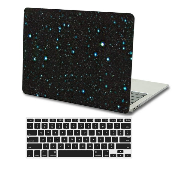 KSK KAISHEK Hard Shell Cover Only Compatible 2018 2019 2020 2021 2022 Release New MacBook Air 13" with Retina Display USB Type-C Model: A2337 m1&A2179&A1932 Galaxy A 0383 + Black Keyboard Cover