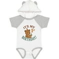 thumbnail image 3 of Inktastic Cute Teddy Bear 1st Birthday Celebration Boys or Girls Baby Bodysuit, 3 of 5
